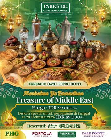 Parkside Gayo Hadirkan Promo “Treasure of Middle East”